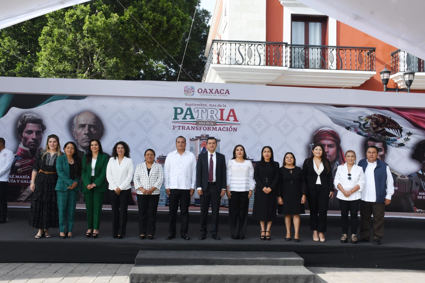 El Congreso de Oaxaca presidio la ceremonia del 213 aniversario del inicio de la independencia