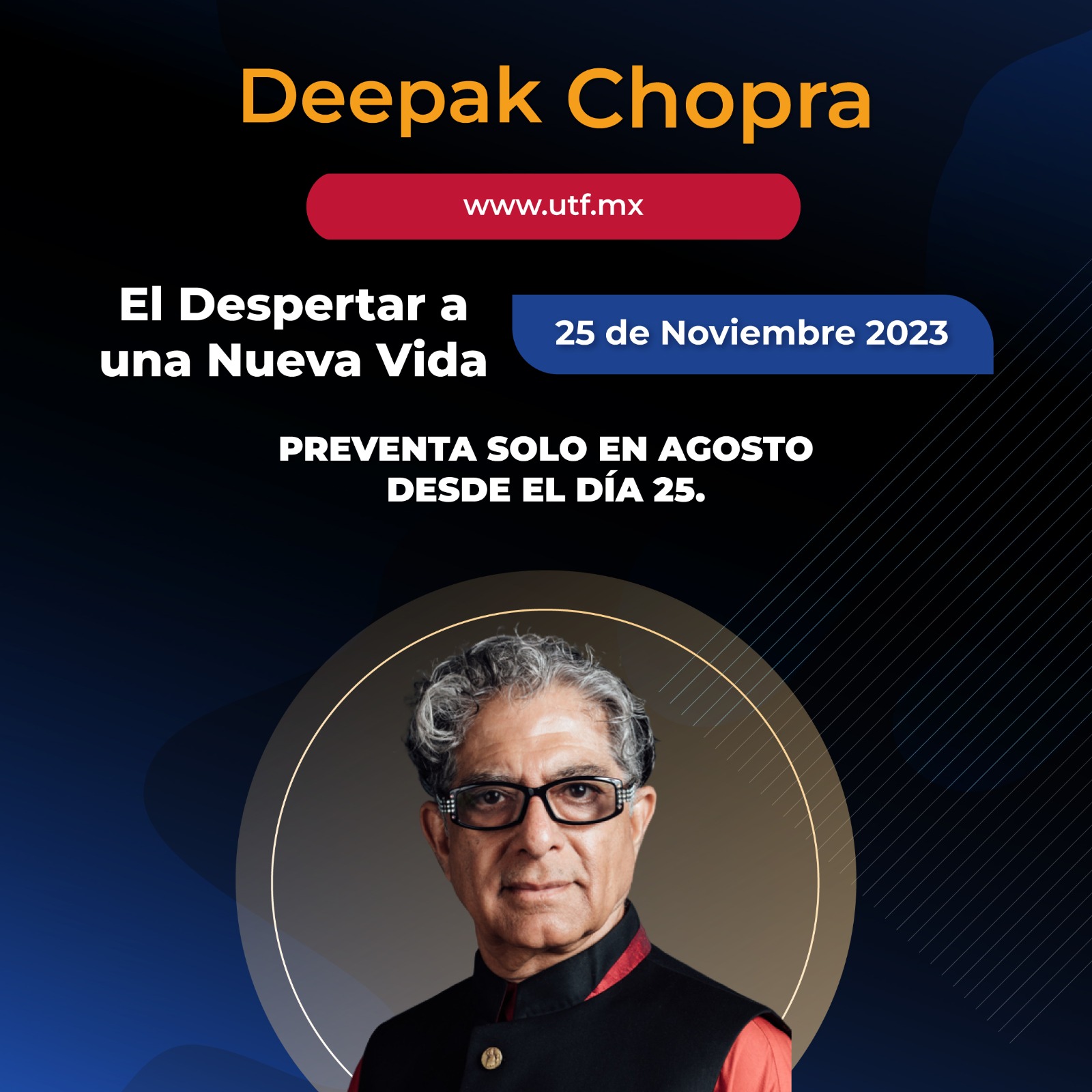 SOLO EL 5% DE LAS ENFERMEDADES SON GENÉTICAS; Deepak Chopra