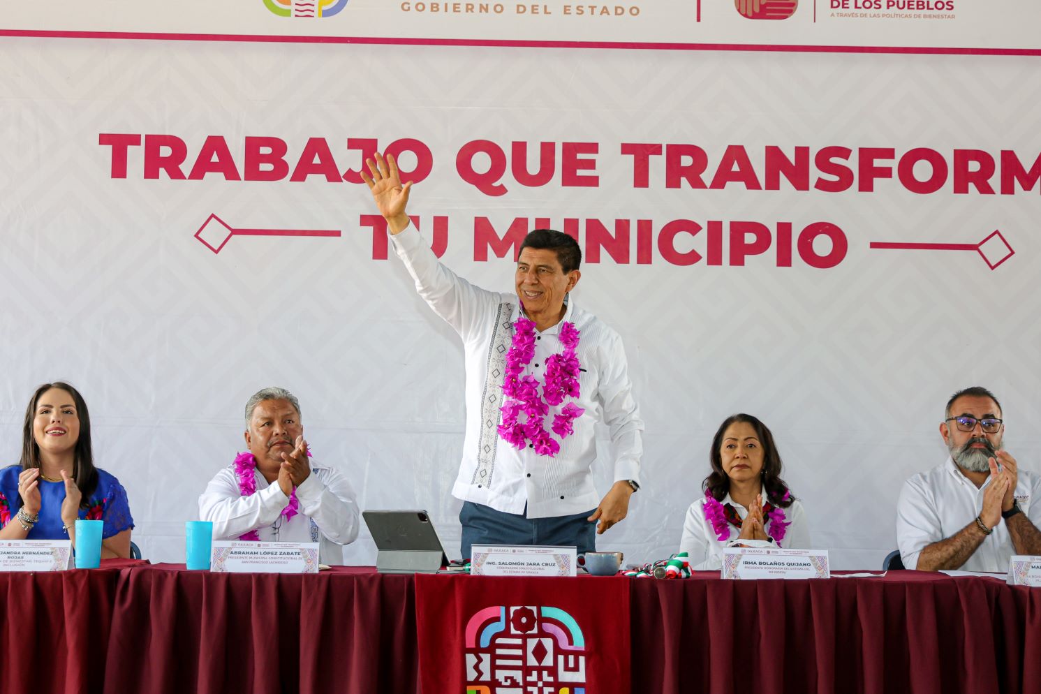 Gobierno de Oaxaca trabaja para garantizar justicia y bienestar en San Francisco Lachigoló