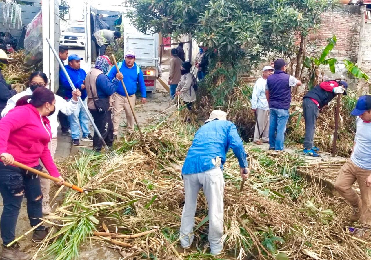 Realiza Ayuntamiento tequios preventivos de cara a la época de lluvias