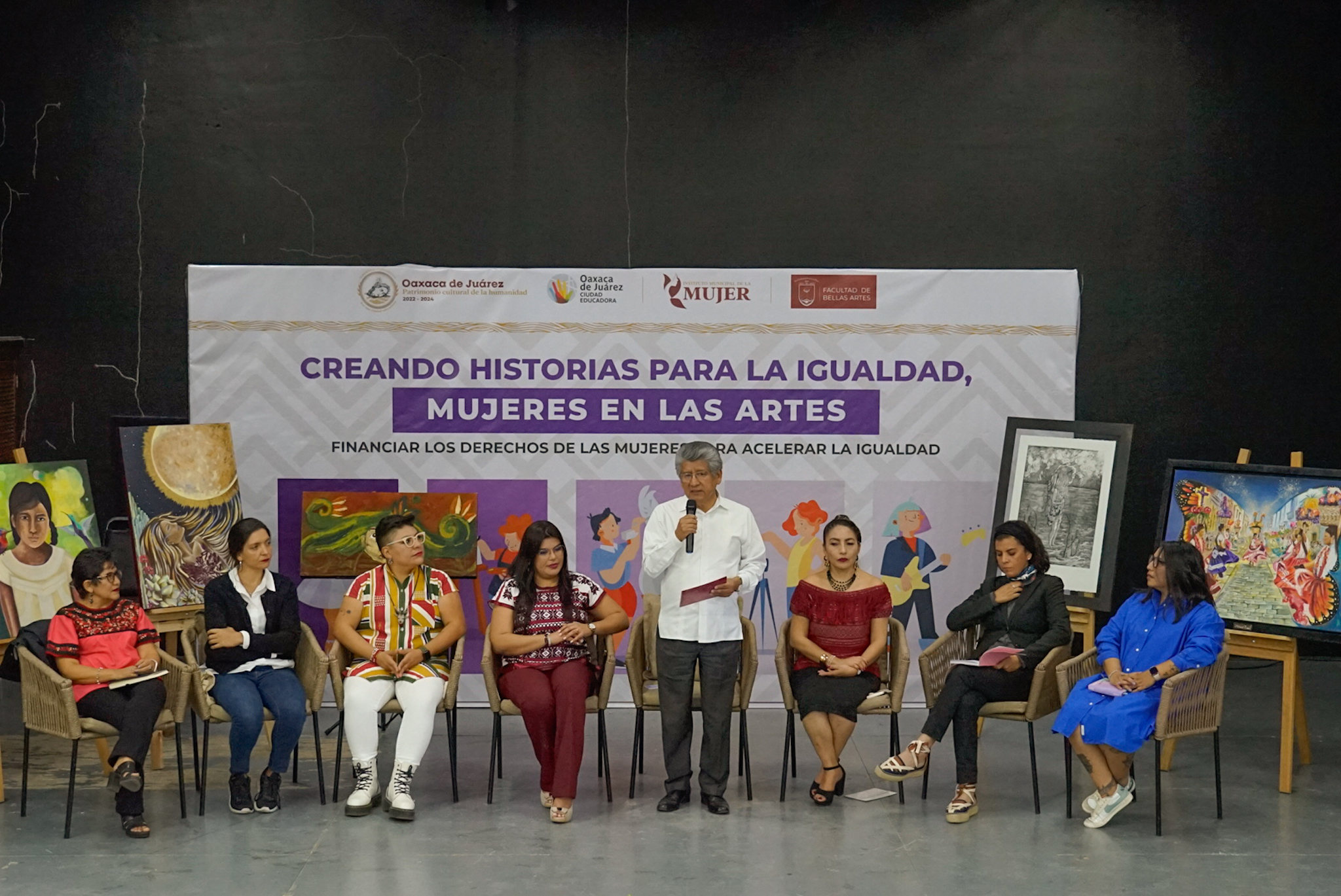 Impulsa Municipio de Oaxaca a creadoras de arte con el encuentro Mujeres en las artes