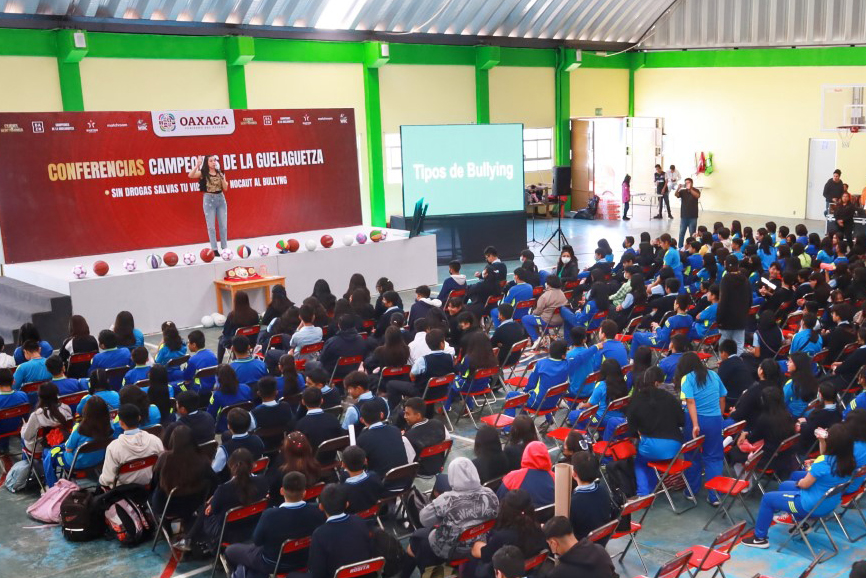 Llega Nocaut al bullying y Sin drogas salvas tu vida a la EST 64 Llega Nocaut al bullying y Sin drogas salvas tu vida a la EST 64