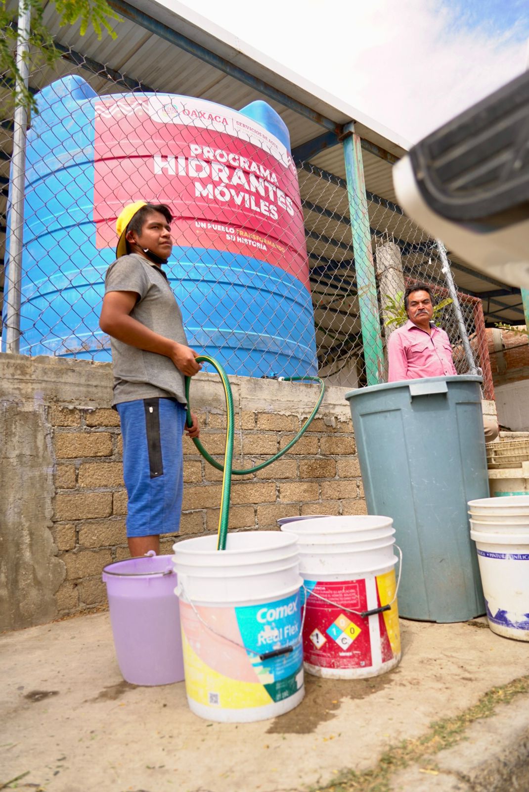 Instala Soapa 30 hidrantes como acción emergente de abastecimiento de agua