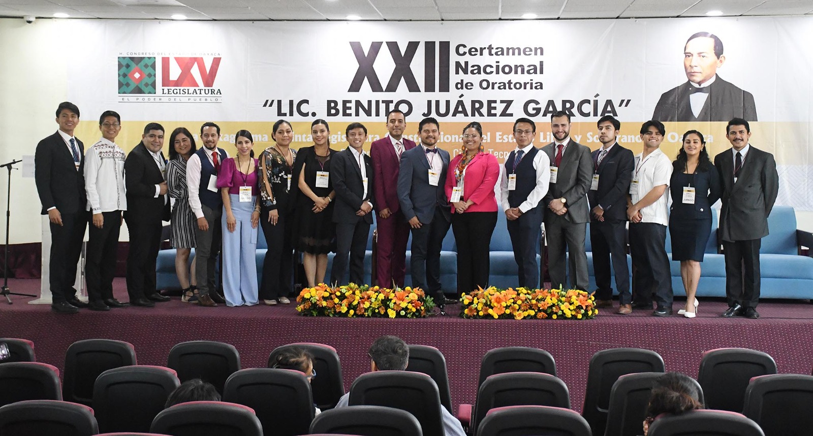 Certamen nacional de oratoria reúne a oradores de 10 estados del país en el Congreso de Oaxaca