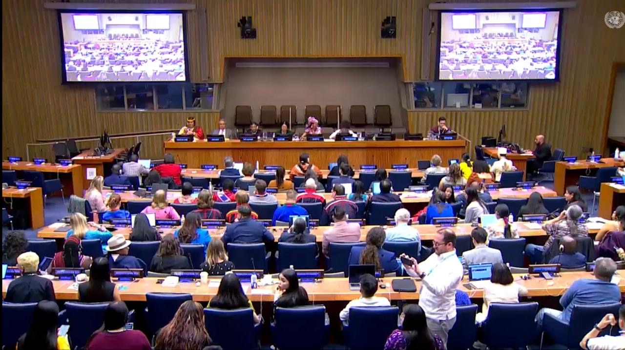 En un hecho histórico el Oaxaqueño Adelfo Regino director del INPI estuvo en la ONU En un hecho histórico el Oaxaqueño Adelfo Regino director del INPI estuvo en la ONU