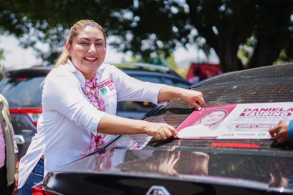 Daniela Taurino convoca a votar 5 de 5 por “morena”