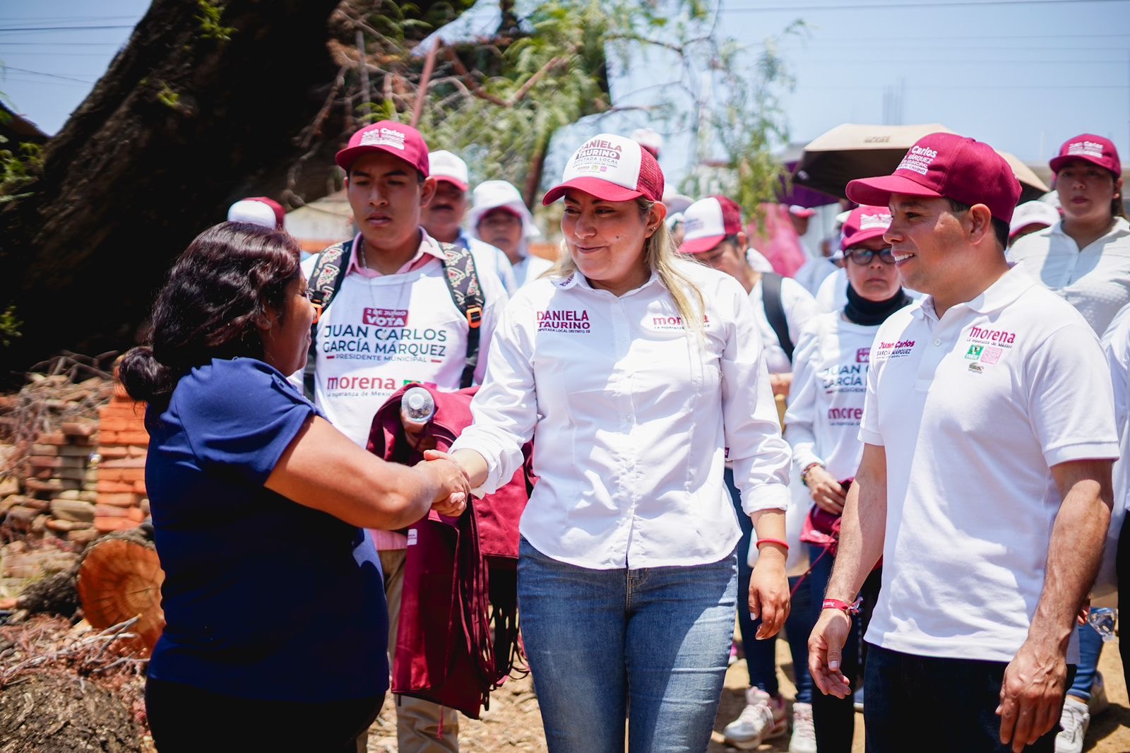 Santa Lucía del Camino ya decidió, votara por Daniela Taurino, J.C GM por Morena