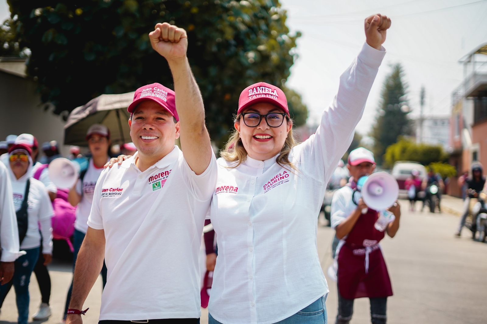 La dupla electoral de éxito en Oaxaca y Santa Lucía del Camino son Daniela Taurino y JCGM quienes se este 2 de junio con su triunfo consolidarán la 4T