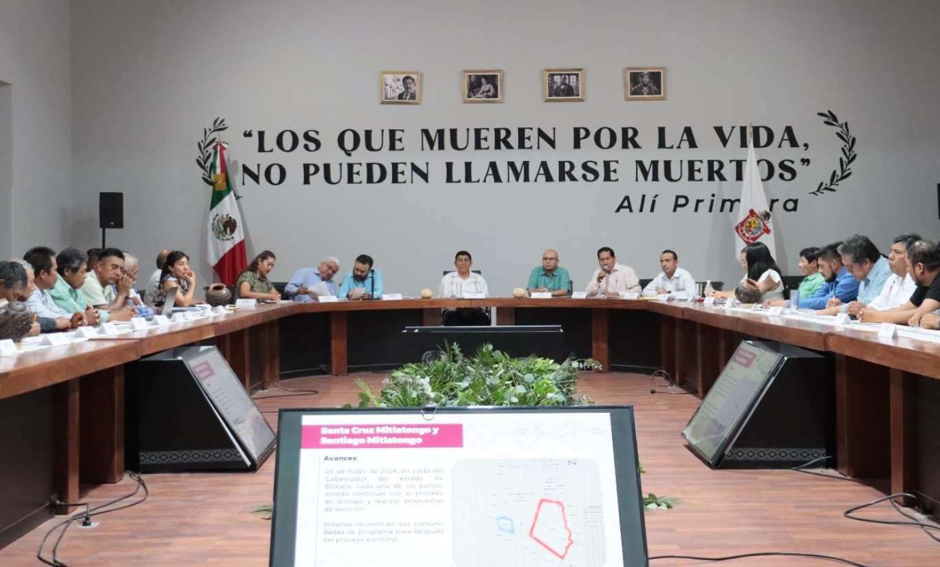 Avanza el diálogo para atender la conflictividad agraria en Oaxaca