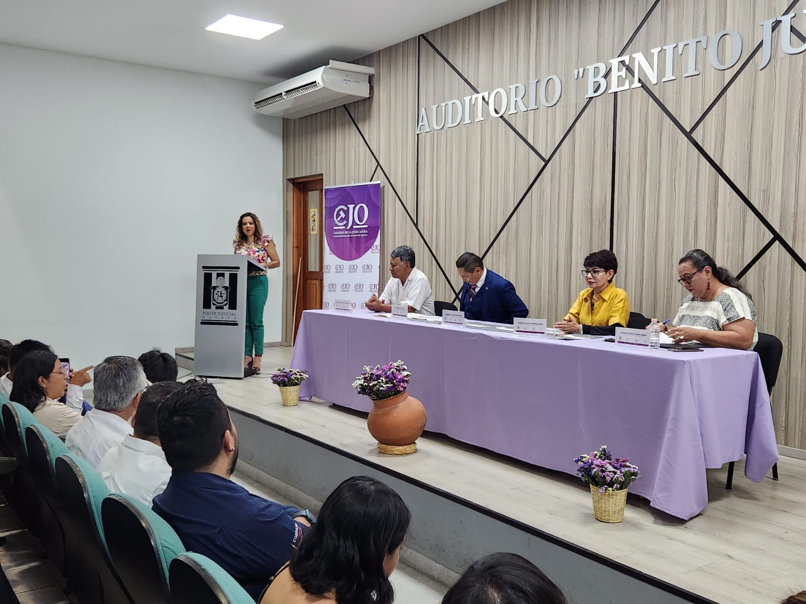 Sociedad civil, aliada para fortalecer la labor  del Poder Judicial: magistrada Berenice Ramírez