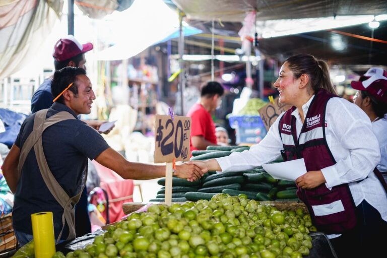 El mercado de abasto votara por Morena y por ello respalda a Daniela Taurino en Oaxaca,