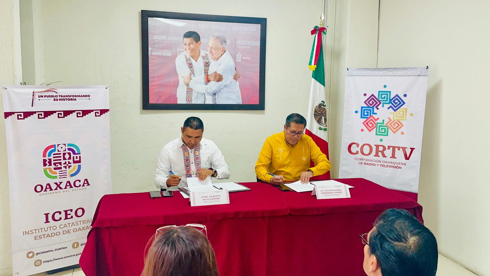 Difundirá Cortv acciones y servicios que brinda el Instituto Catastral de Oaxaca