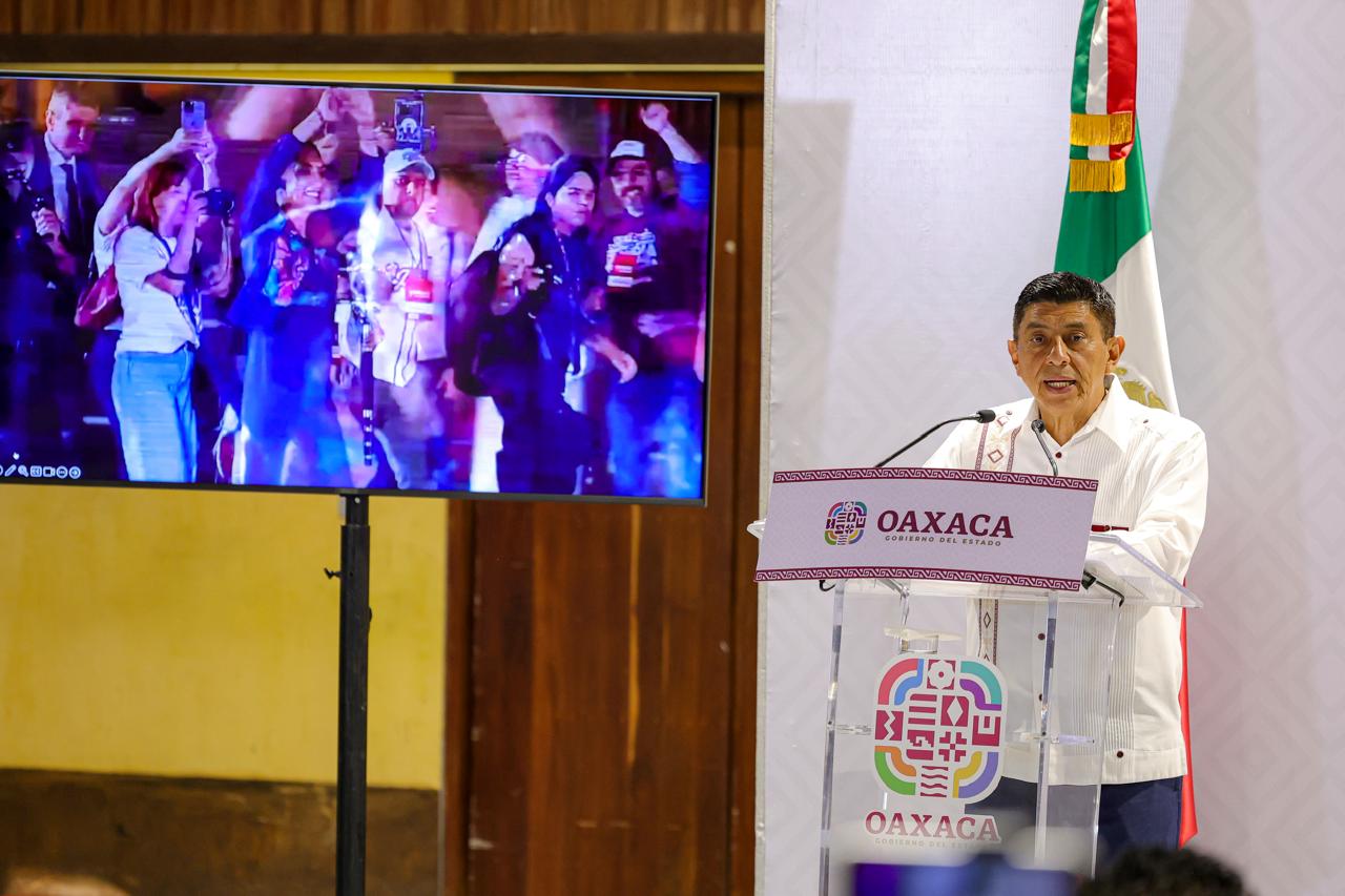 Gobierno de Oaxaca ratifica su convicción y compromiso para colaborar y respaldar a la próxima Presidenta de la República: Salomón Jara Gobierno de Oaxaca ratifica su convicción y compromiso para colaborar y respaldar a la próxima Presidenta de la República: Salomón Jara