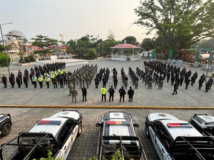 Presentan mandos de las fuerzas de seguridad un balance del proceso electoral 2024 en Oaxaca