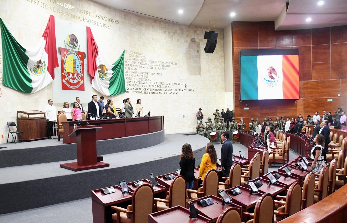 Clausura Diputación Permanente del Congreso de Oaxaca periodo de receso