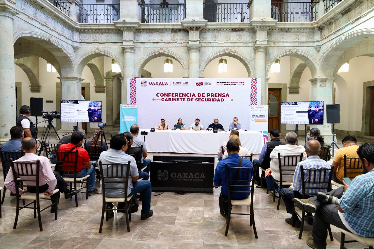 Con acciones integrales fuerzas de seguridad vence a la criminalidad en Oaxaca Con acciones integrales fuerzas de seguridad vence a la criminalidad en Oaxaca