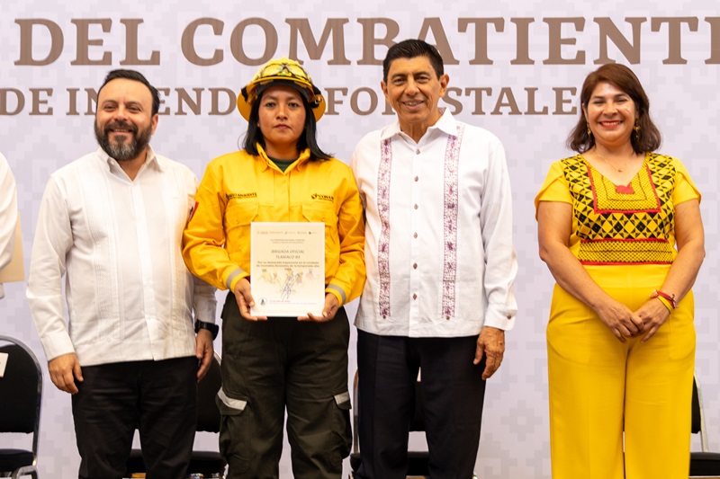 Combatientes forestales, invaluable servicio que reconoce el Gobierno y pueblo de Oaxaca