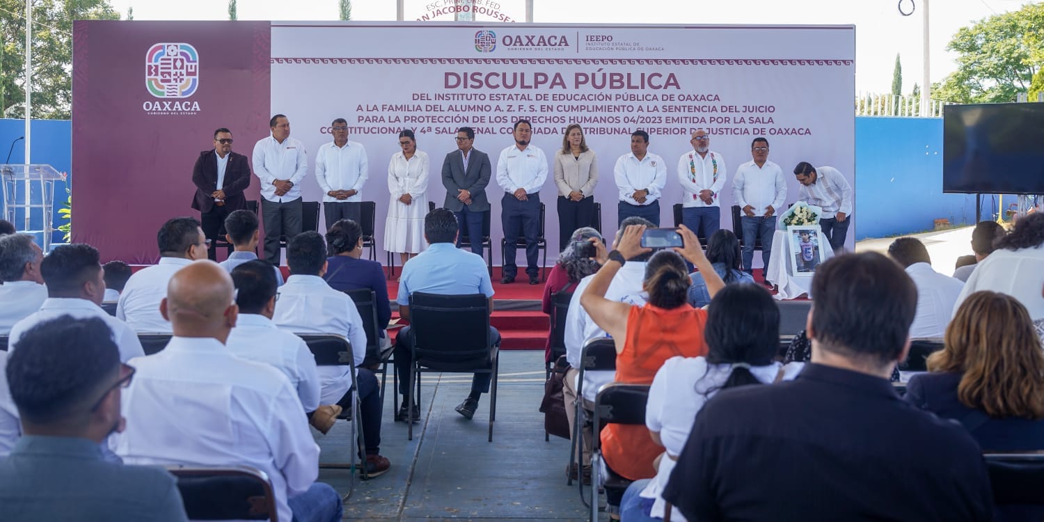 Ante el incumplimiento de recomendación de DH Logra Sala Constitucional del Poder Judicial de Oaxaca una “Disculpa pública” de autoridad a familia de estudiante fallecido Ante el incumplimiento de recomendación de DH Logra Sala Constitucional del Poder Judicial de Oaxaca una “Disculpa pública” de autoridad a familia de estudiante fallecido