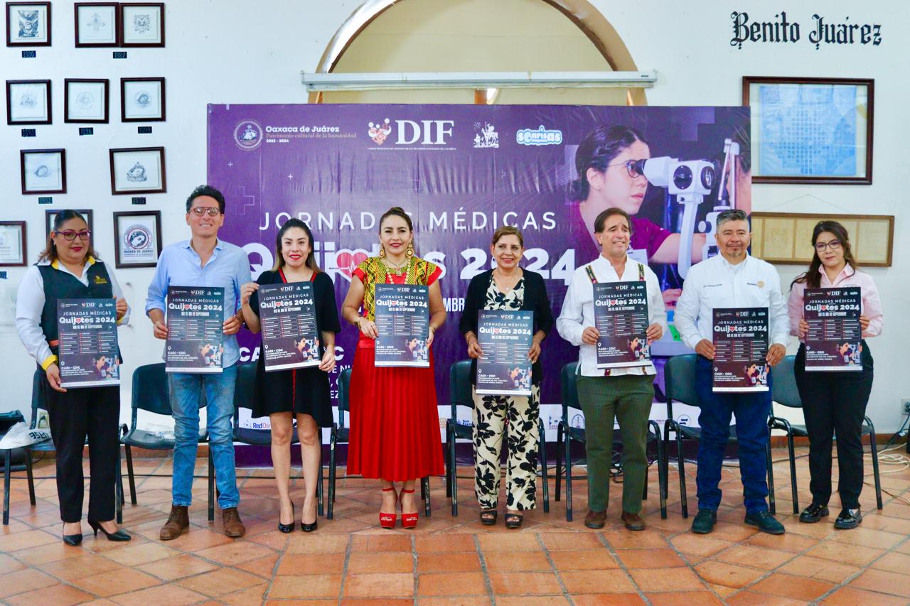 Anuncian Jornadas Médicas Quijotes 2024 en Oaxaca de Juárez