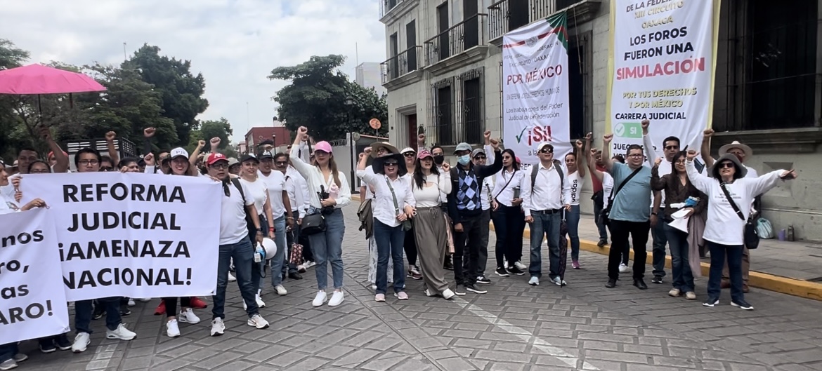 En paro de trabajadores del PJF contra la reforma judicial, cierra calles y suspenden labores