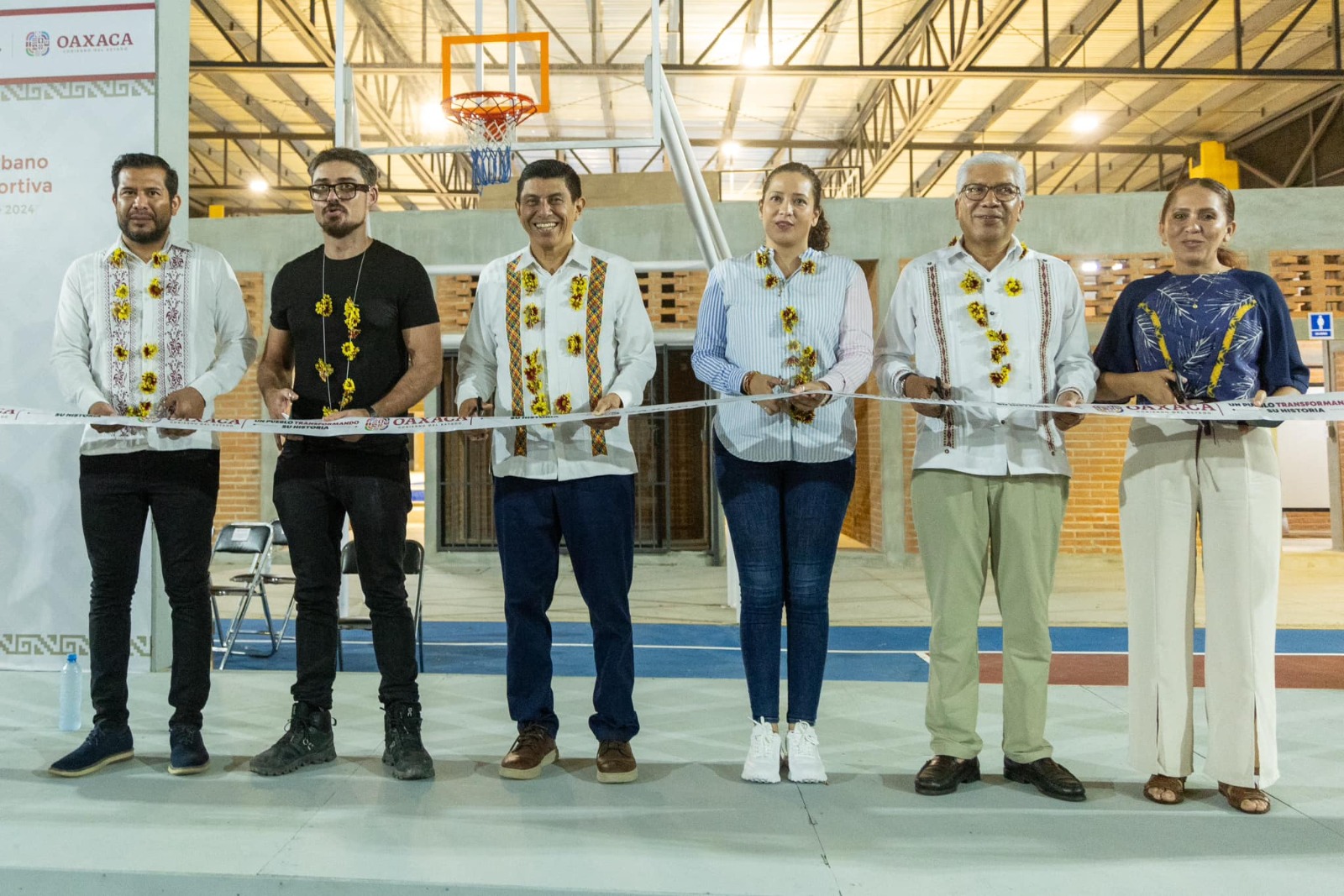 Inauguran espacios públicos para el desarrollo deportivo y comunitario del Istmo de Tehuantepec