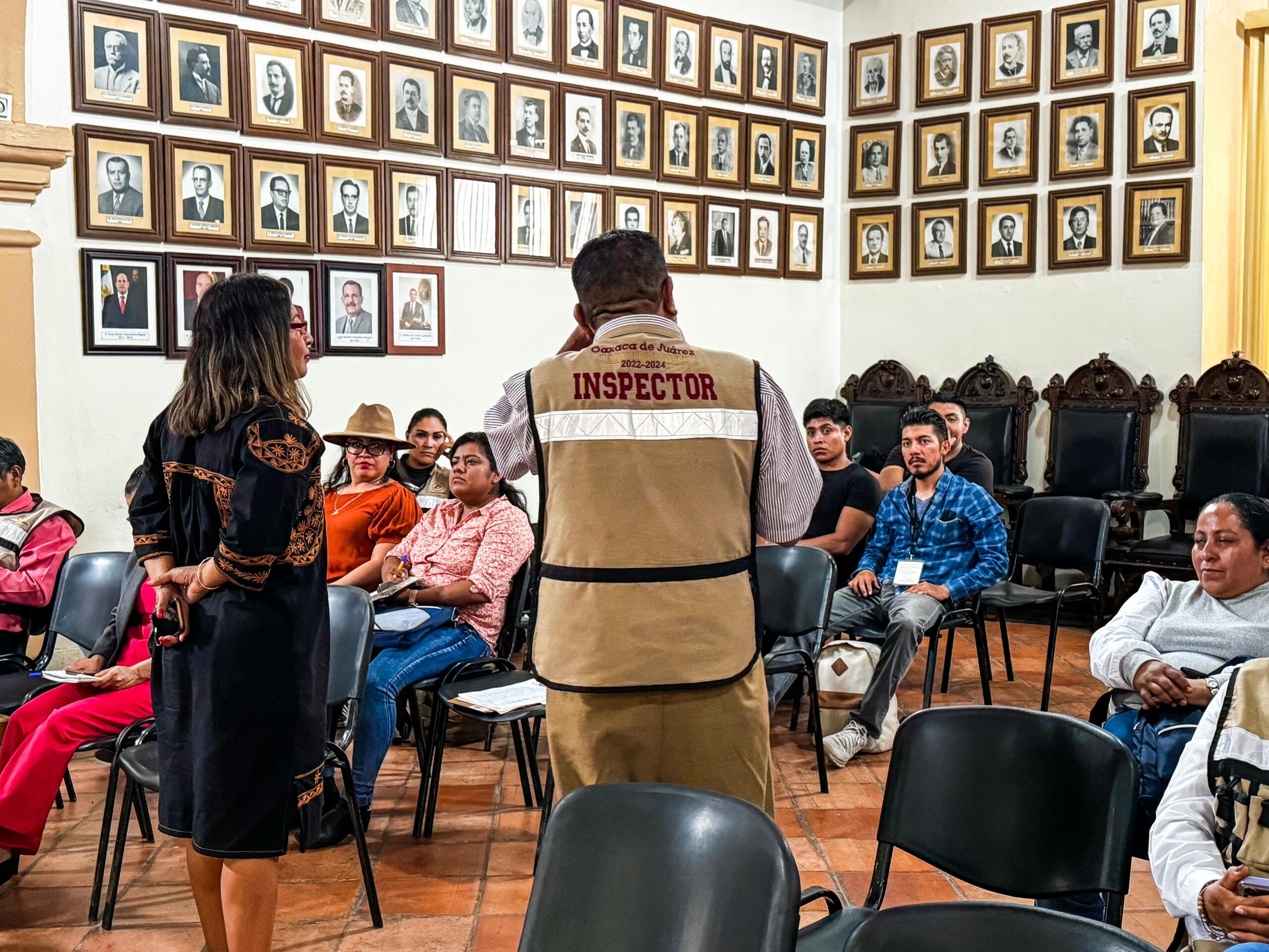 Constante capacitación en Derechos Humanos a inspectores municipales