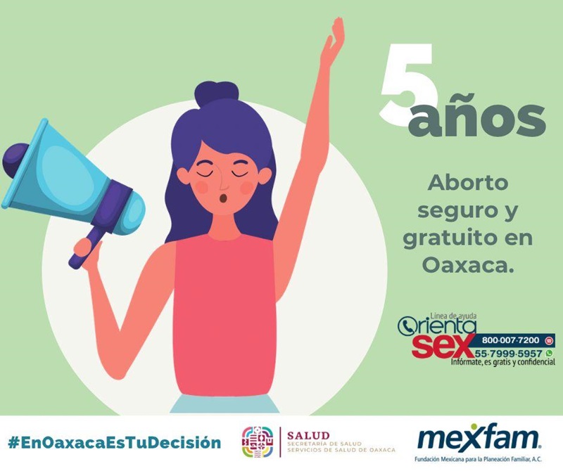 Cumple un lustro SSO garantizando el Aborto Seguro, se han realizado mas de 2 mil 193 intervenciones Cumple un lustro SSO garantizando el Aborto Seguro, se han realizado mas de 2 mil 193 intervenciones
