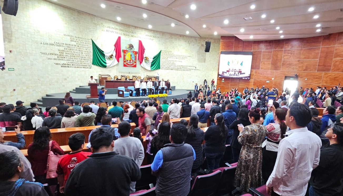 Rinden tercer informe de actividades diputados Horacio Sosa Villavicencio y César David Mateos Benítez