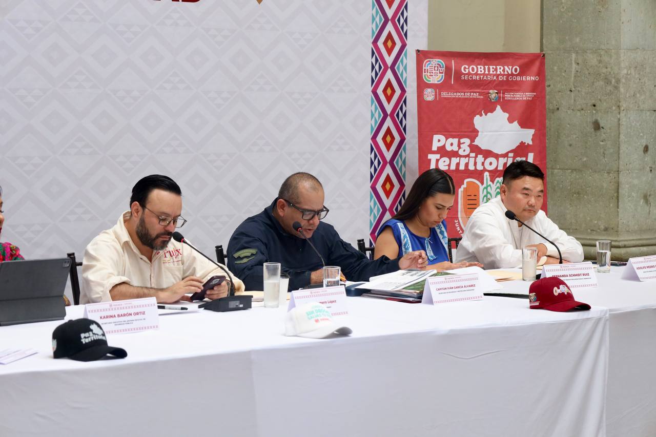 Informa SSPC estrategias implementadas para impulsar la seguridad y paz en Oaxaca