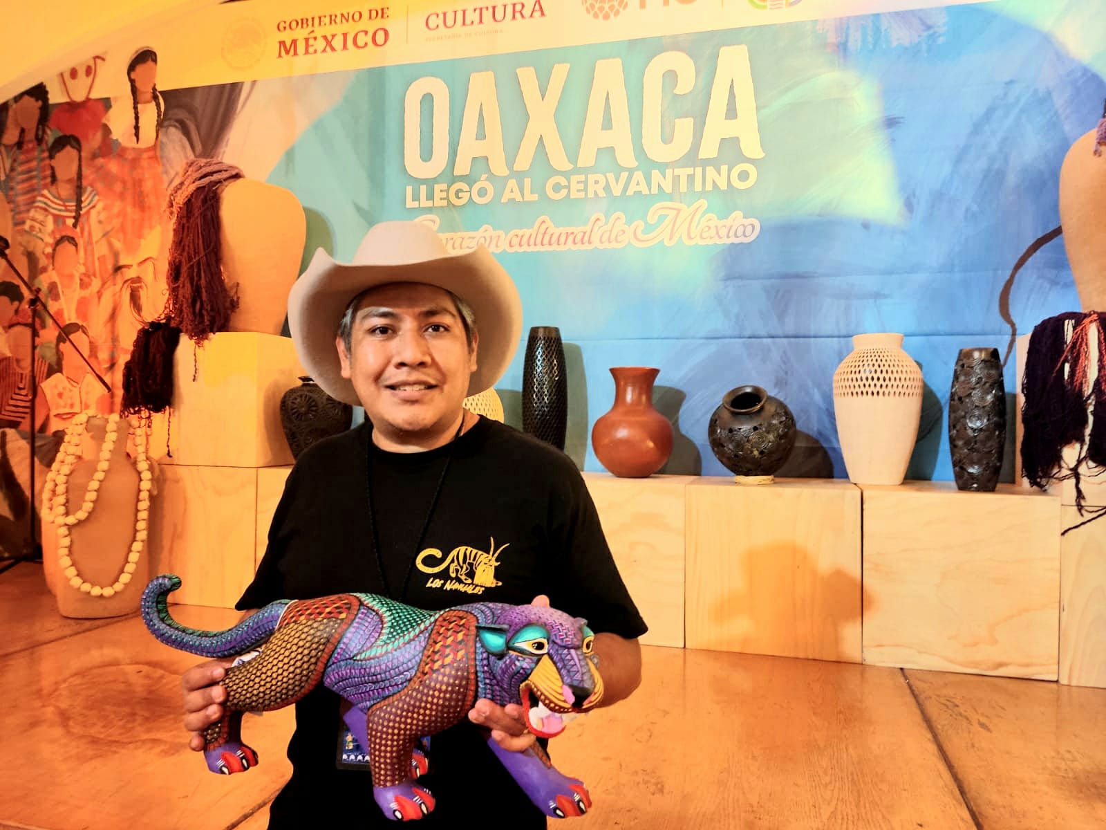 Alebrijes oaxaqueños impresionan en el Festival Internacional Cervantino