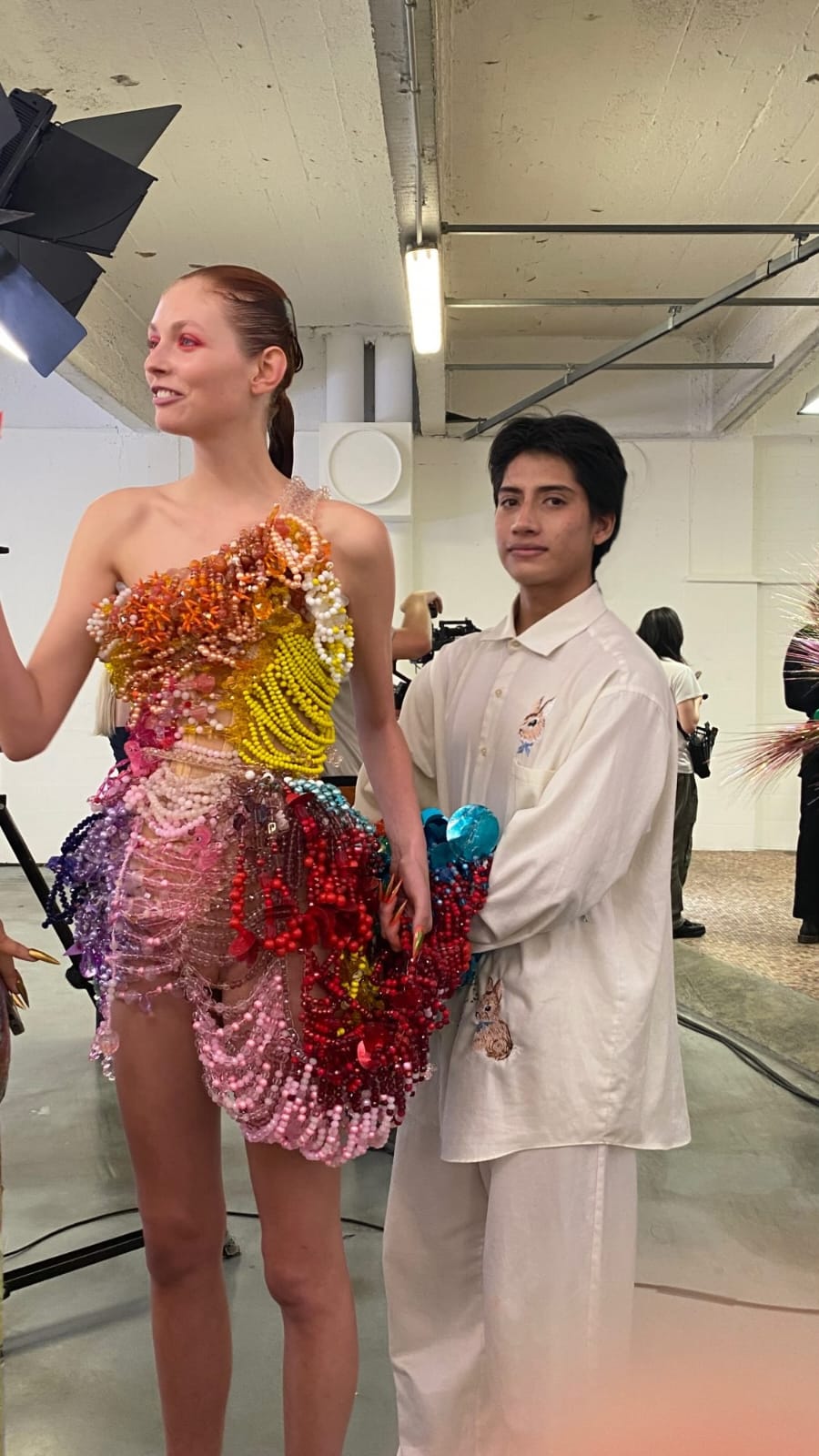 Estudiante de la UTVCO participa en la Semana de la Moda en París