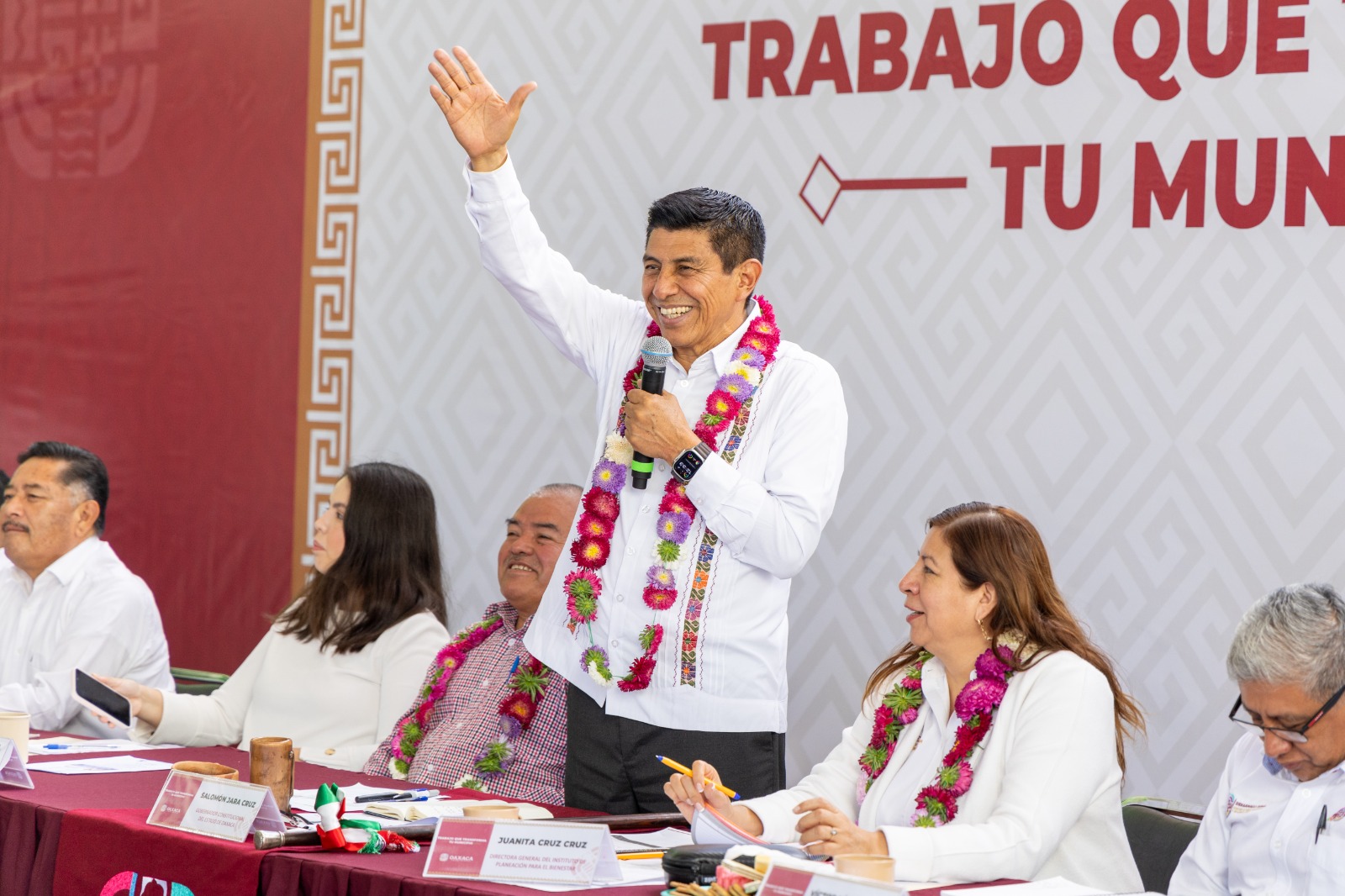 La Primavera Oaxaqueña cumple con los pueblos más rezagados, asegura Salomón Jara en San Antonino el Alto