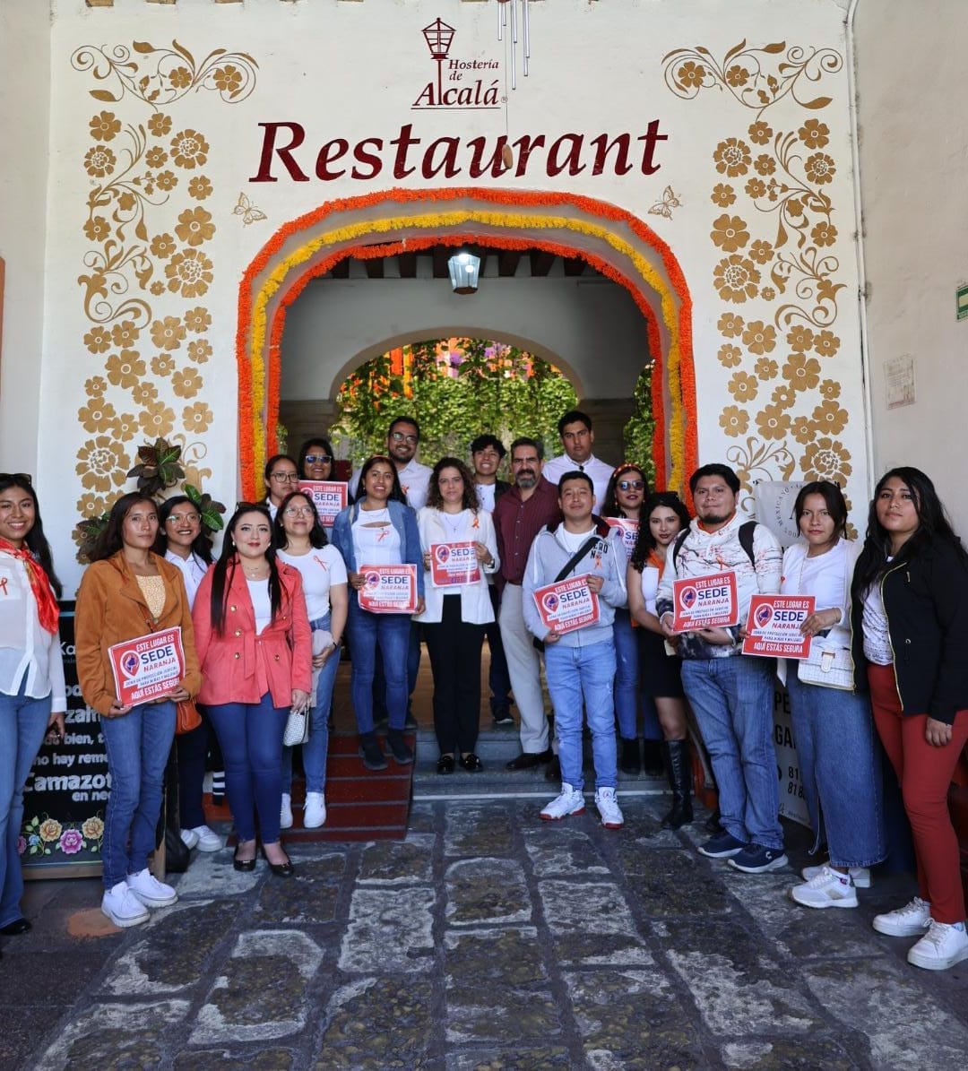 Recorre las calles Magistrada Presidenta del  Poder Judicial de Oaxaca instalando sedes naranja