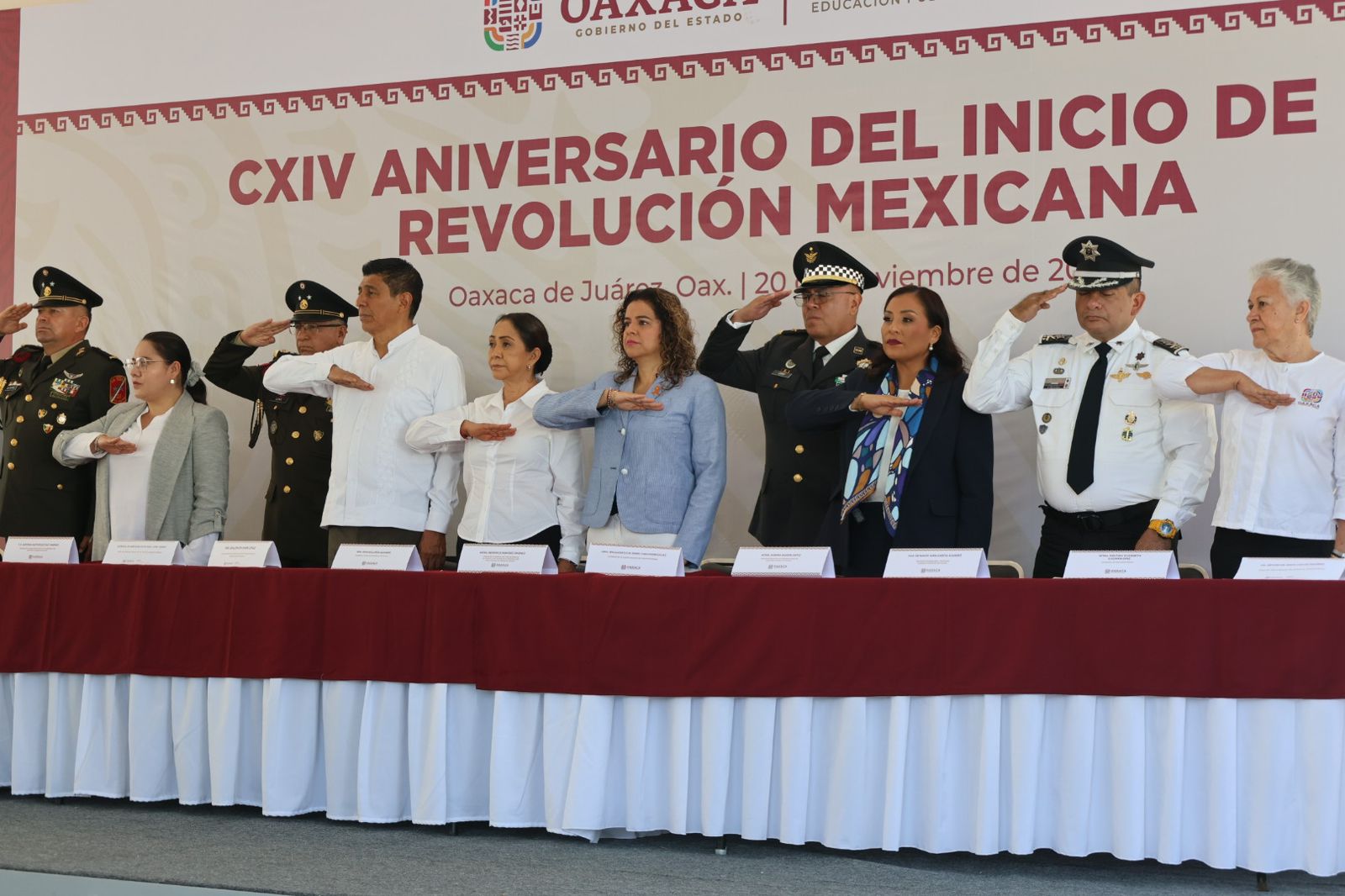 Participa titular del Poder Judicial en conmemoración  del CXIV Aniversario del inicio de la Revolución Mexicana