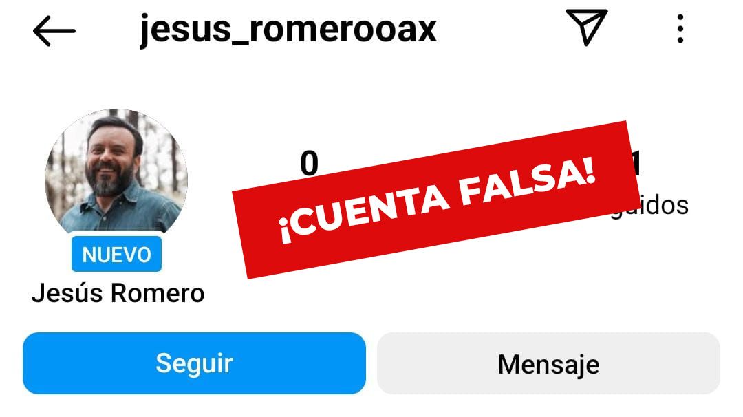 Alerta SSPC sobre cuenta de Instagram que suplanta identidad del Secretario de Gobierno