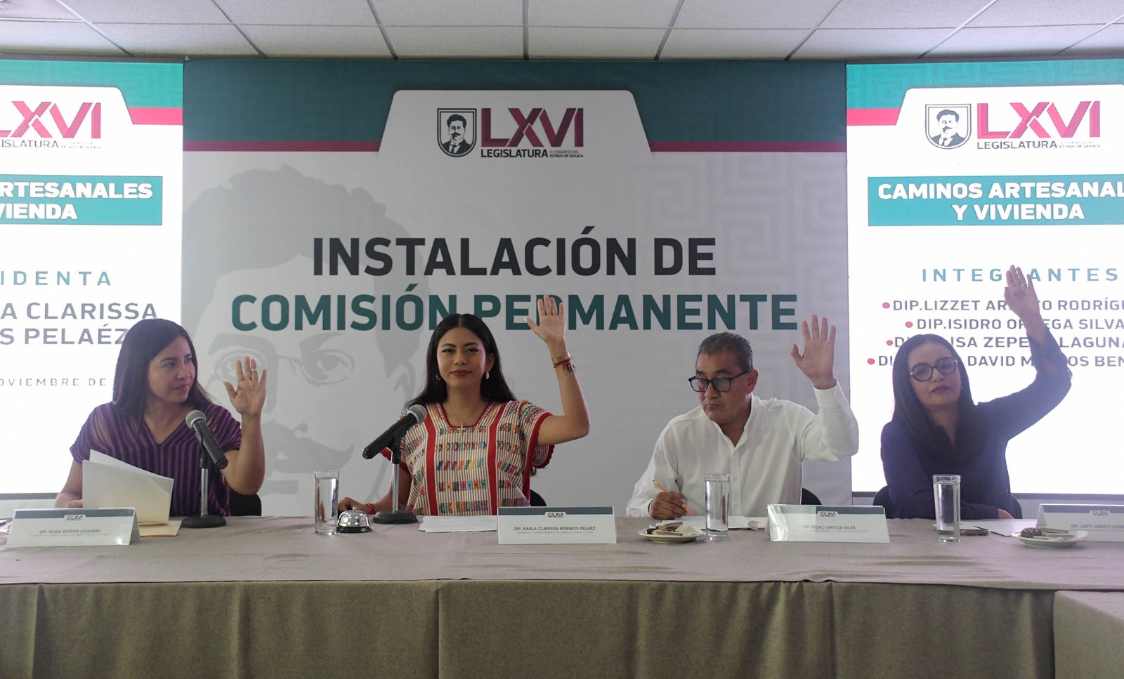 Crean nuevas Comisiones Permanentes en el Congreso de Oaxaca