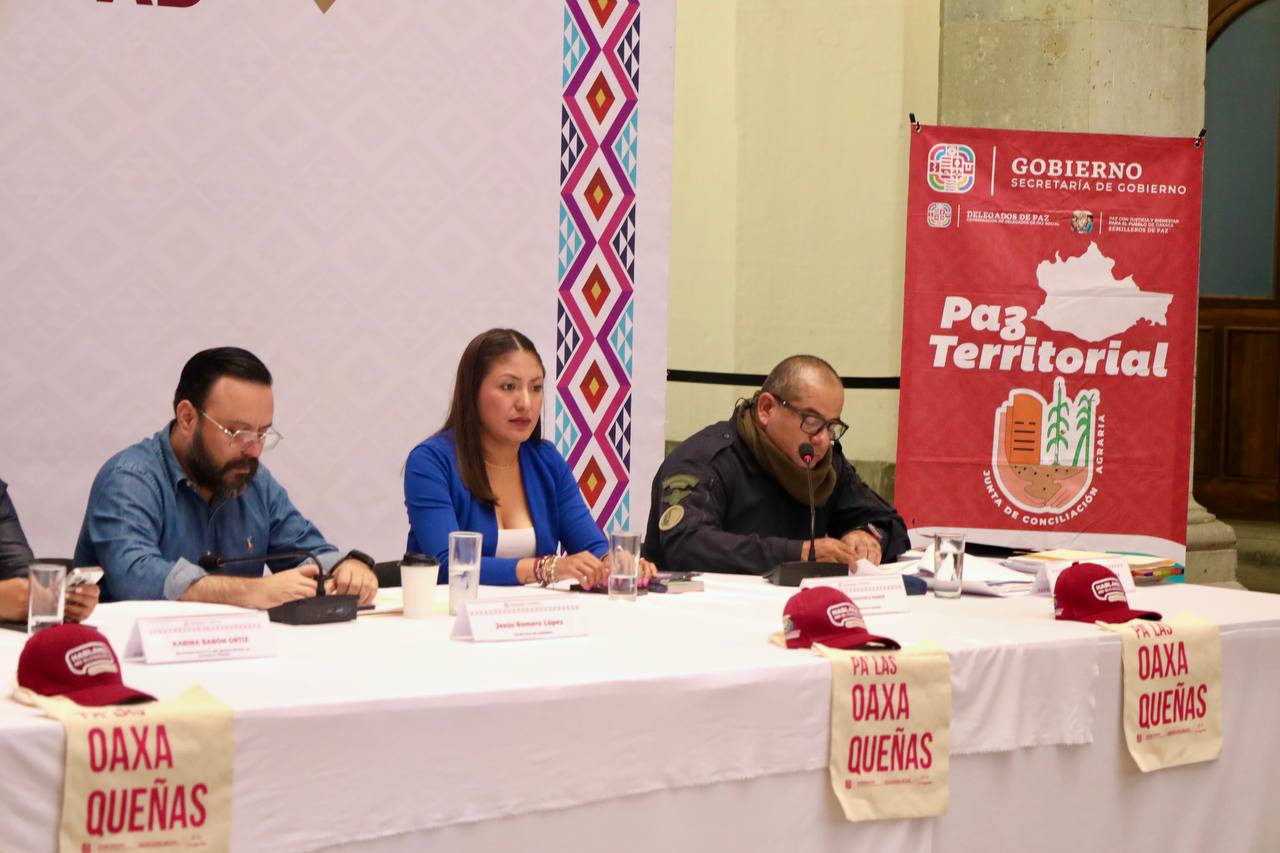 Mantiene SSPC trabajos para consolidar el Nuevo Pacto Social en Oaxaca