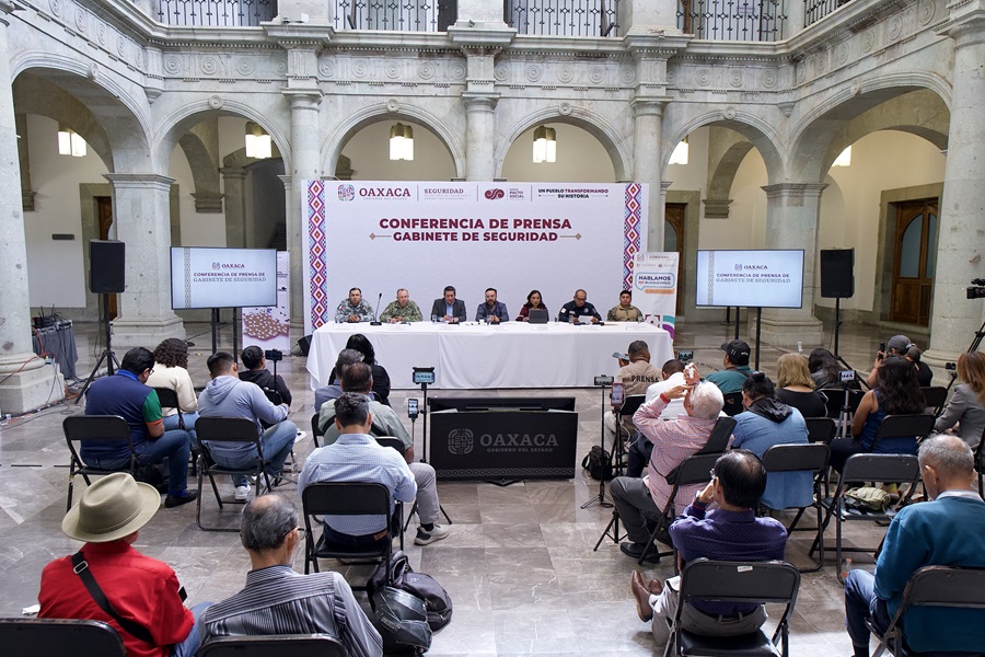 Trabaja SSPC para afianzar a Oaxaca entre las entidades más seguras del país