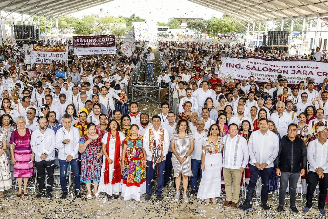 Trabajando como nunca se cumplen dos años de transformación en Oaxaca: Salomón Jara Trabajando como nunca se cumplen dos años de transformación en Oaxaca: Salomón Jara