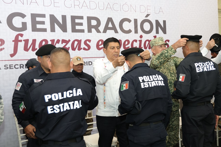 Se gradúa primera generación de Fuerzas Especiales de la SSPC en Oaxaca Se gradúa primera generación de Fuerzas Especiales de la SSPC en Oaxaca