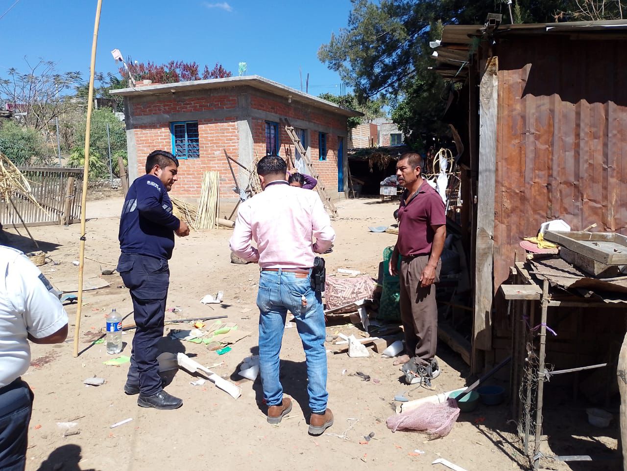 Explota coheteria en Oaxaca, solo 3 heridos