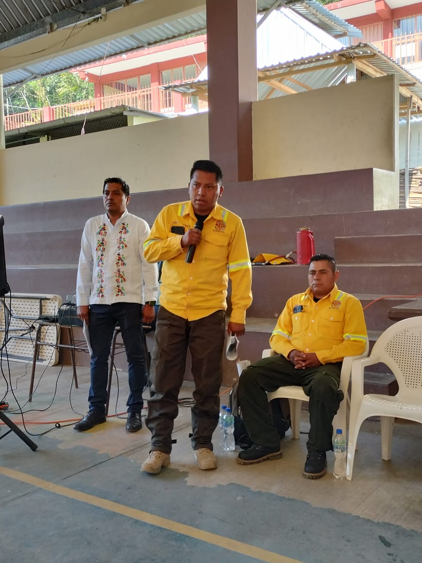 Recibe San José Tenango adiestramiento sobre el uso y manejo del fuego