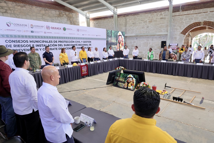 Gobierno de Oaxaca cierra filas para prevenir incendios forestales Gobierno de Oaxaca cierra filas para prevenir incendios forestales