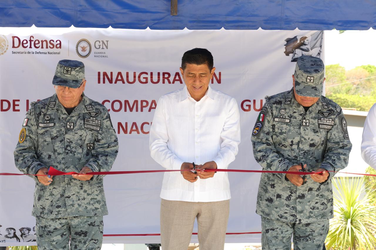 Inaugura Salomón Jara 153/a Compañía de la Guardia Nacional en Matías Romero Inaugura Salomón Jara 153/a Compañía de la Guardia Nacional en Matías Romero