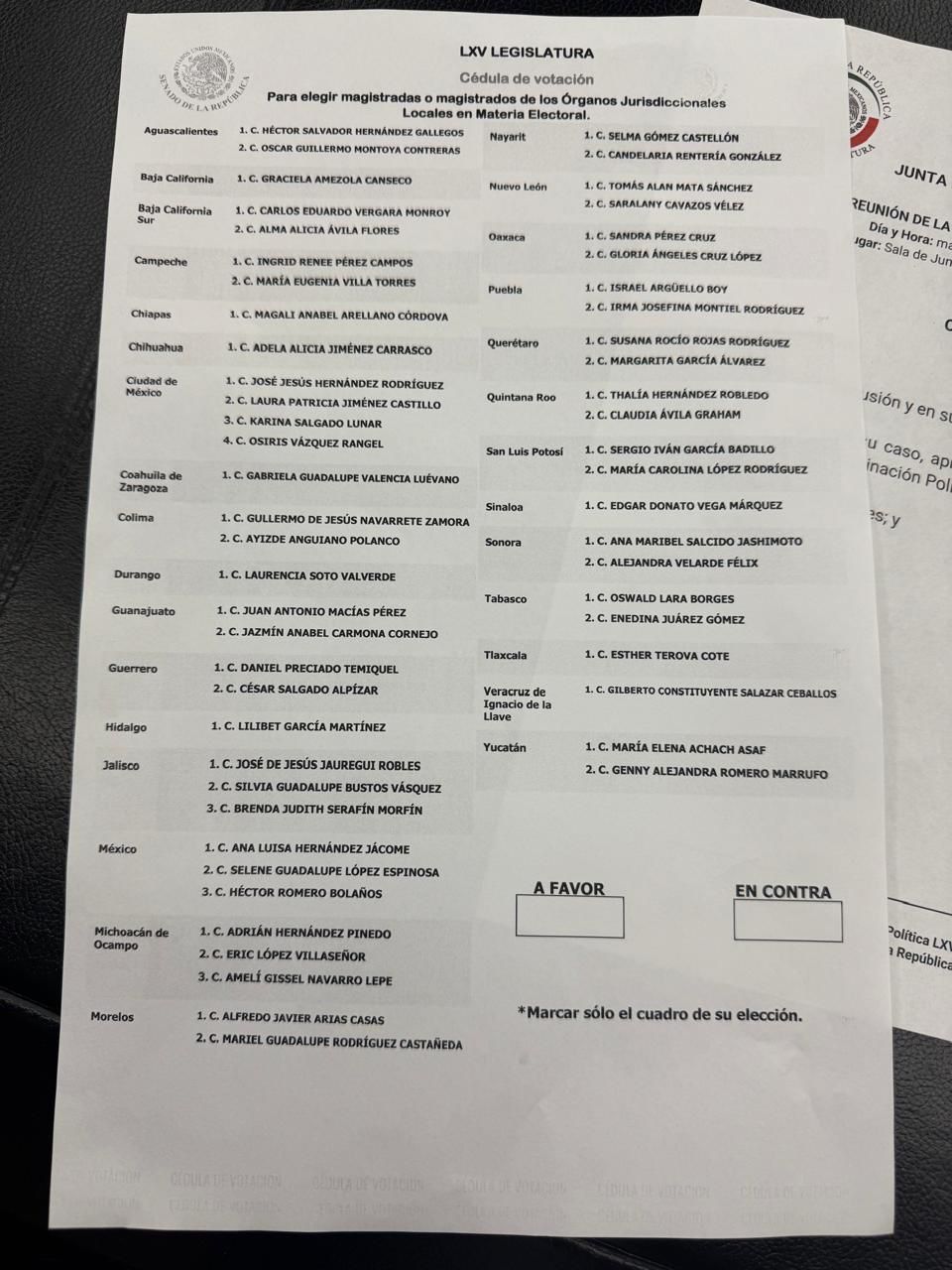 Exigen vigilancia al Senado ante posible caso de tráfico de influencias en designación de Magistratura Electoral en Oaxaca Exigen vigilancia al Senado ante posible caso de tráfico de influencias en designación de Magistratura Electoral en Oaxaca