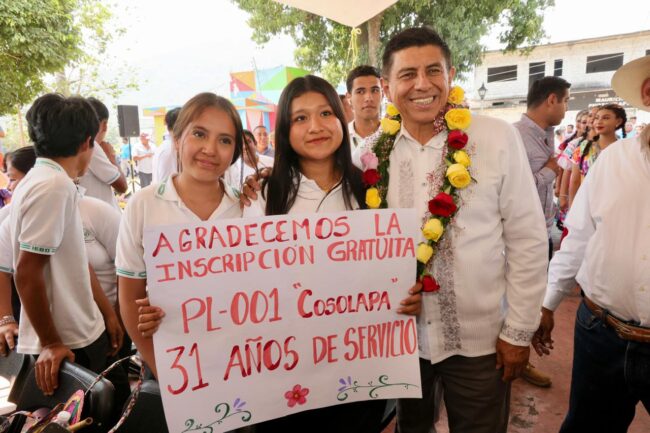 Apoya Primavera Oaxaqueña con obras y acciones por 30 mdp al progreso de Cosolapa