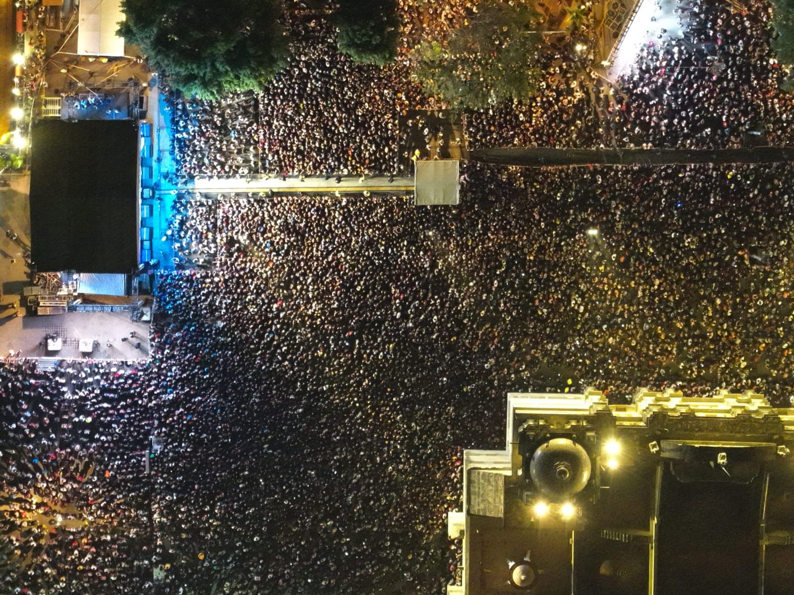 Con saldo blanco y la asistencia de más de 25 mil personas culmina concierto de Los Ángeles Azules: SSPC Con saldo blanco y la asistencia de más de 25 mil personas culmina concierto de Los Ángeles Azules: SSPC