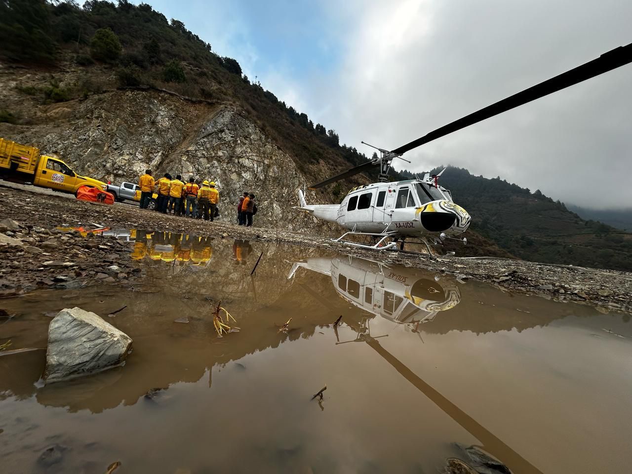 Reporta Coesfo control total de incendio forestal en la zona de Ozolotepec