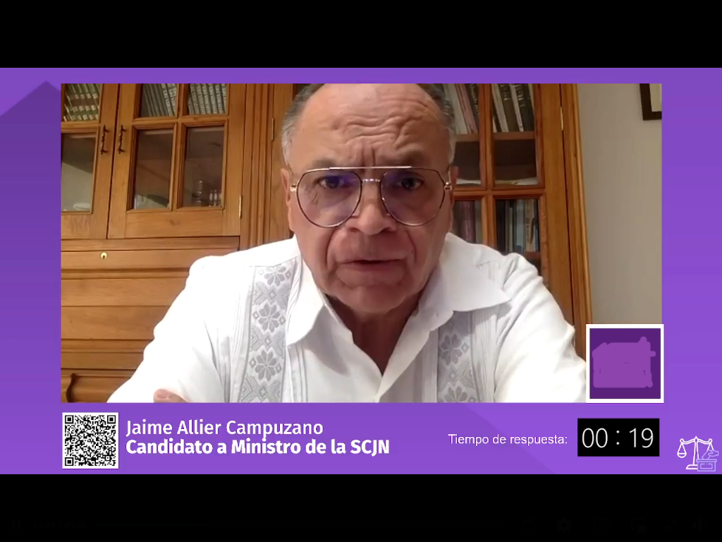 Cuando el Legislativo presenta carencias o dilaciones, el Judicial debe construir criterios que las supla, apuntó Jaime Allier Cuando el Legislativo presenta carencias o dilaciones, el Judicial debe construir criterios que las supla, apuntó Jaime Allier