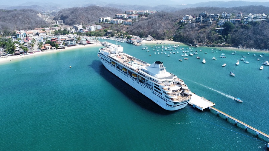 Dejan cruceros derrama económica estimada superior a 40 mdp en Huatulco: Sectur Oaxaca Dejan cruceros derrama económica estimada superior a 40 mdp en Huatulco: Sectur Oaxaca